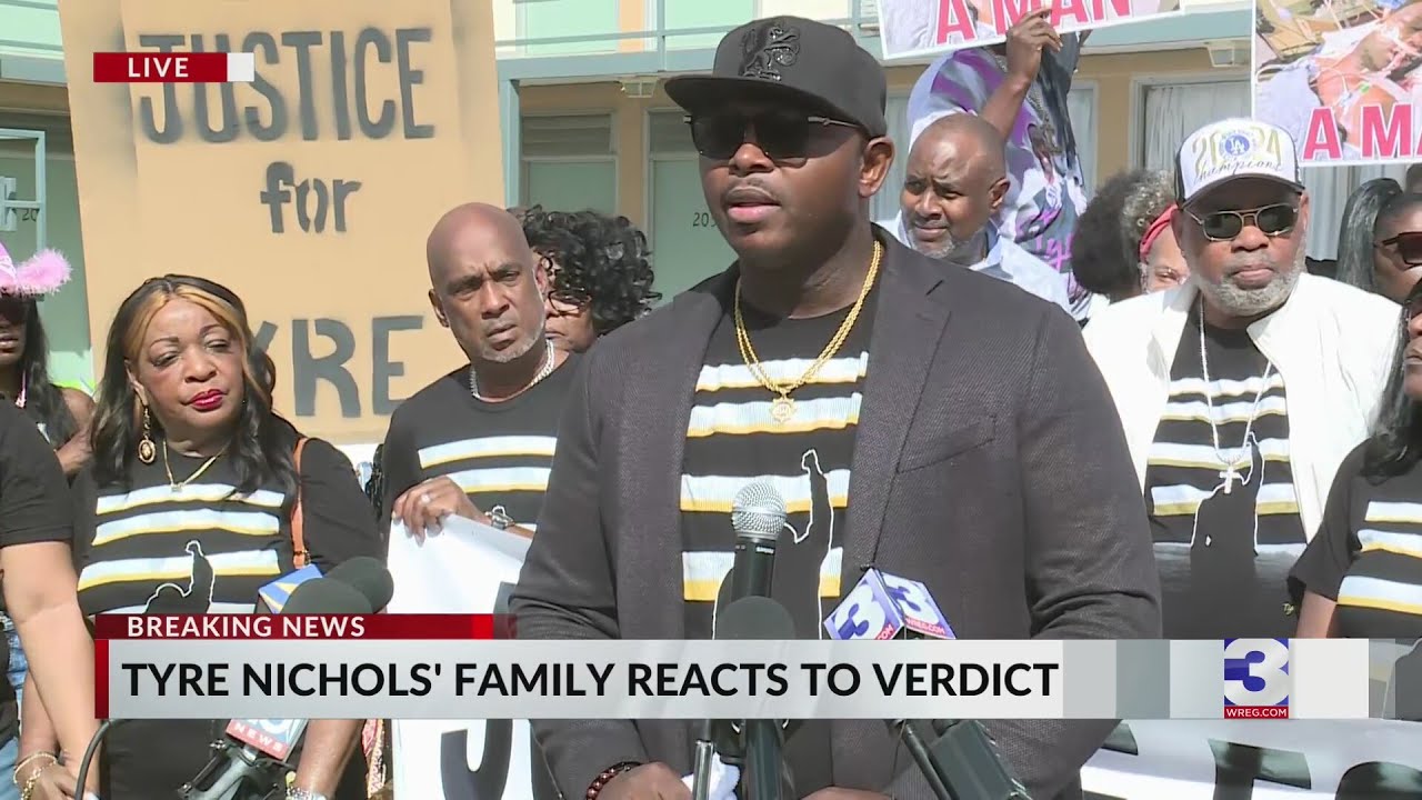 Tyre Nichols' family reacts to verdict