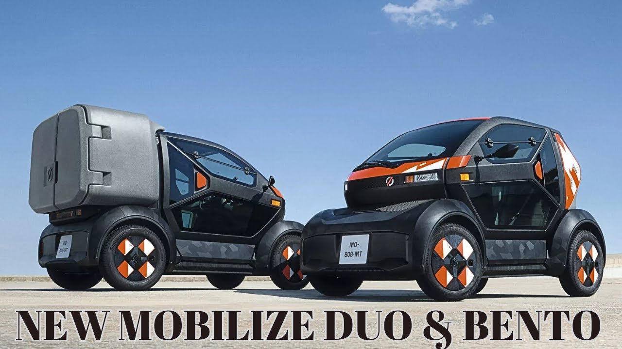Renault introduces the electric Duo, the successor to the Twizy. | New Mobilize Duo and Bento 2025