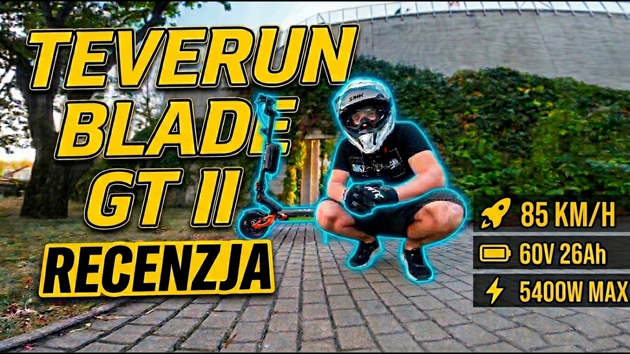 Recenzja  Teverun Blade GT II  60v26Ah ⚡ 5400W 🚀 85 KM/H