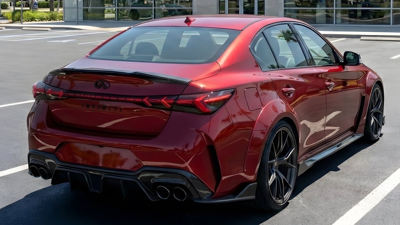 All-New 2026 Infiniti Q50 Red Sport - The spirit of the Skyline is alive and well