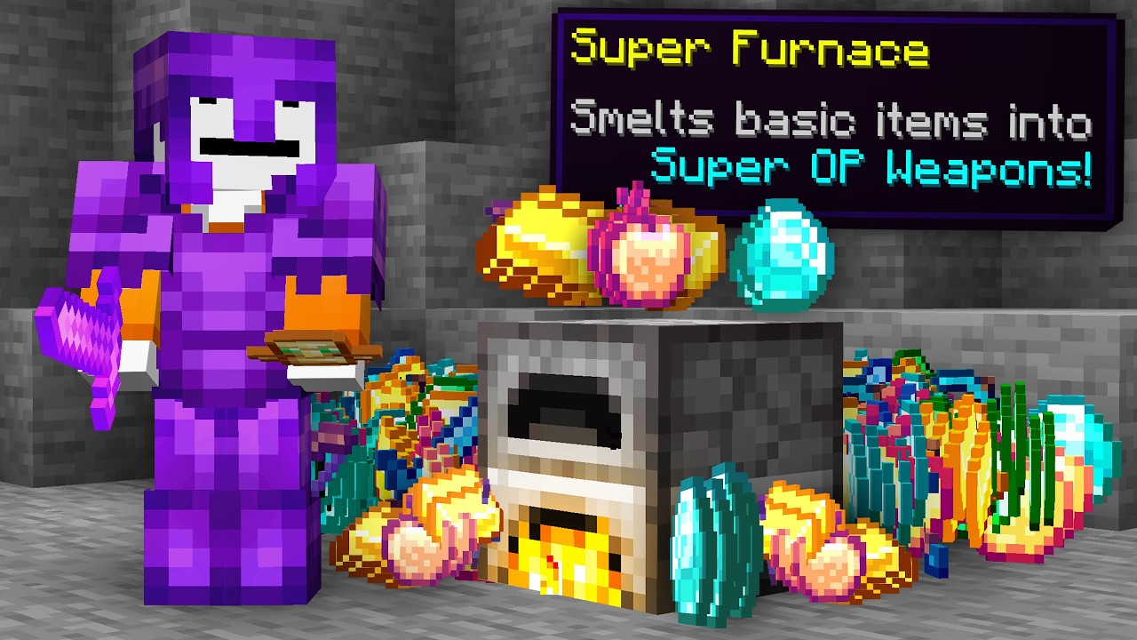Minecraft Hunger Games, But Furnaces are OP!