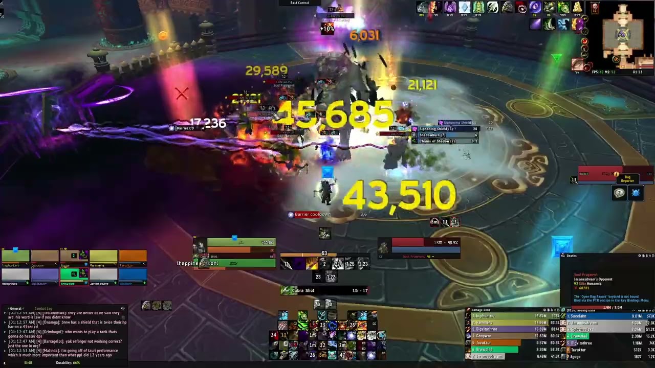10H Mogu'shan Vaults Feng the Accursed Survival Hunter/Raid Lead PoV World of Warcraft MoP Beta