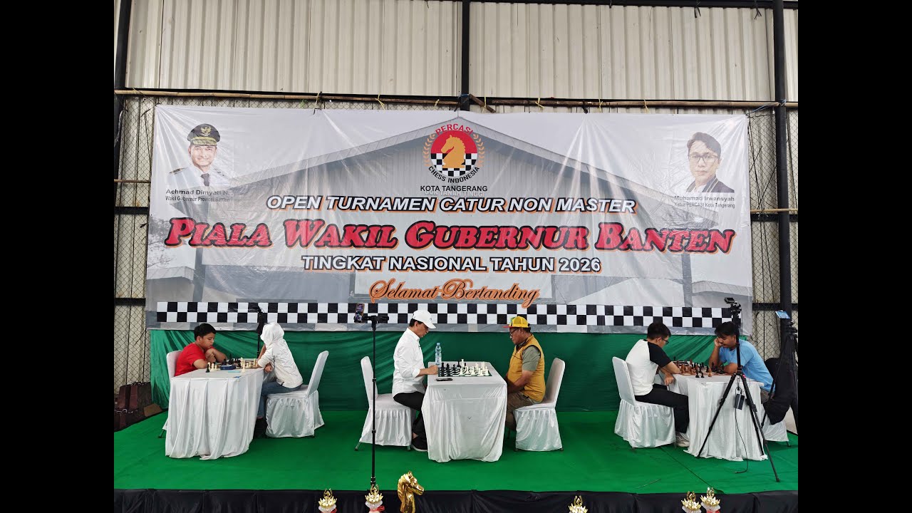 Avazbek Ishbaev VS Raden Syafiuddin, TURNAMEN CATUR NASIONAL DIMYATI CUP