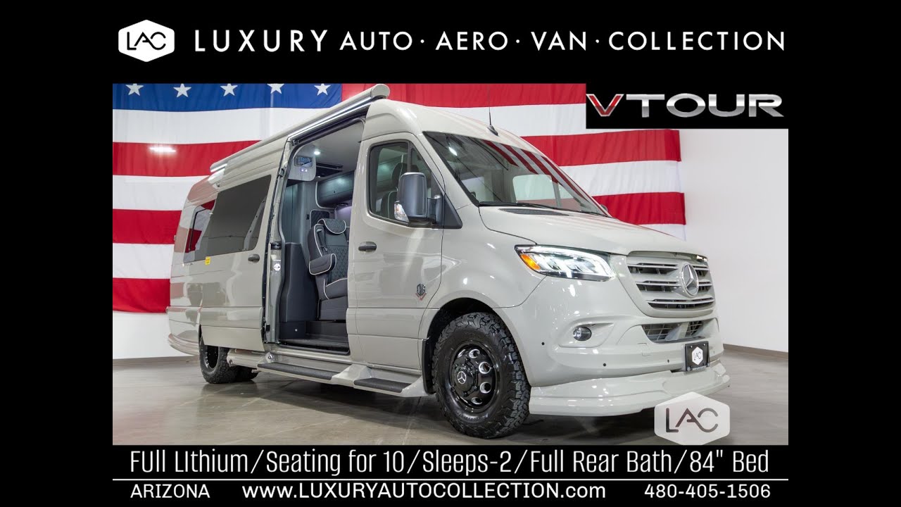 New 2025 OGV Luxury Coach V-TOUR RWD Lithium Coach 10-Pass/Sleeps-2 Rear Full Bath - SOGV1291