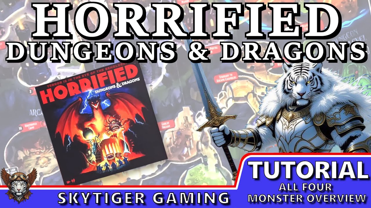 Horrified Dungeons & Dragons (Tutorial with Rules for all 4 Monsters) - with Wildscarr