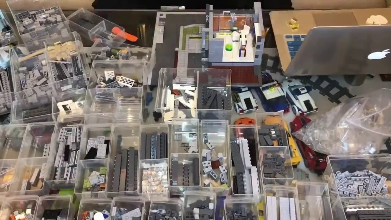 LEGO 樂高 Moc Modern-Library 拼搭四小時！