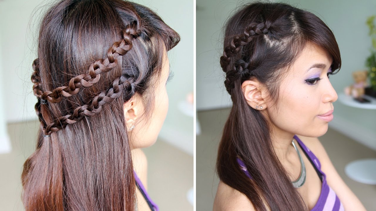 How to: Snake Braid Headband Hairstyle for Medium Long Hair Tutorial