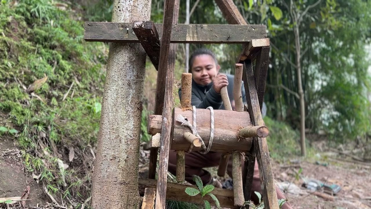 Building mobile shelters in the air using tires