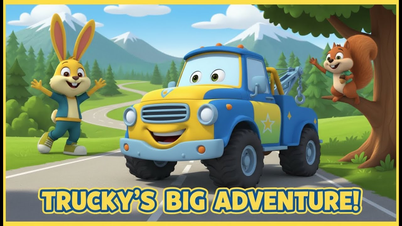 Brave Little Truck | Kids Bedtime Story | 3D Cartoon Trucks