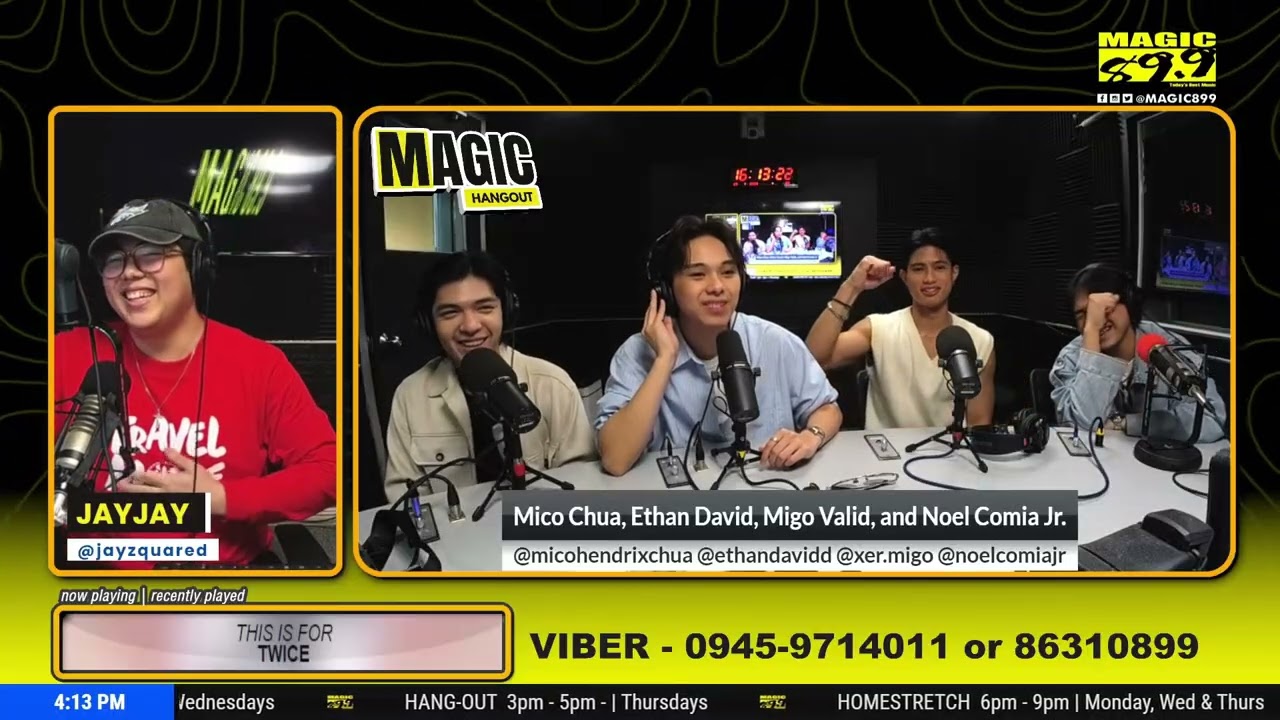 MAGIC HANGOUT with Mico Chua, Ethan David, Migo Valid, and Noel Comia Jr. 🌟 hosted by JAYJAY