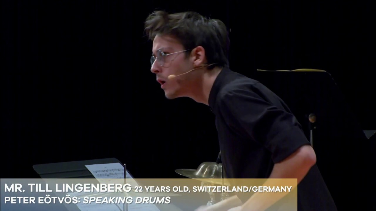 Percussion Final 2019 (2) - Till Lingenberg, 3rd Prize