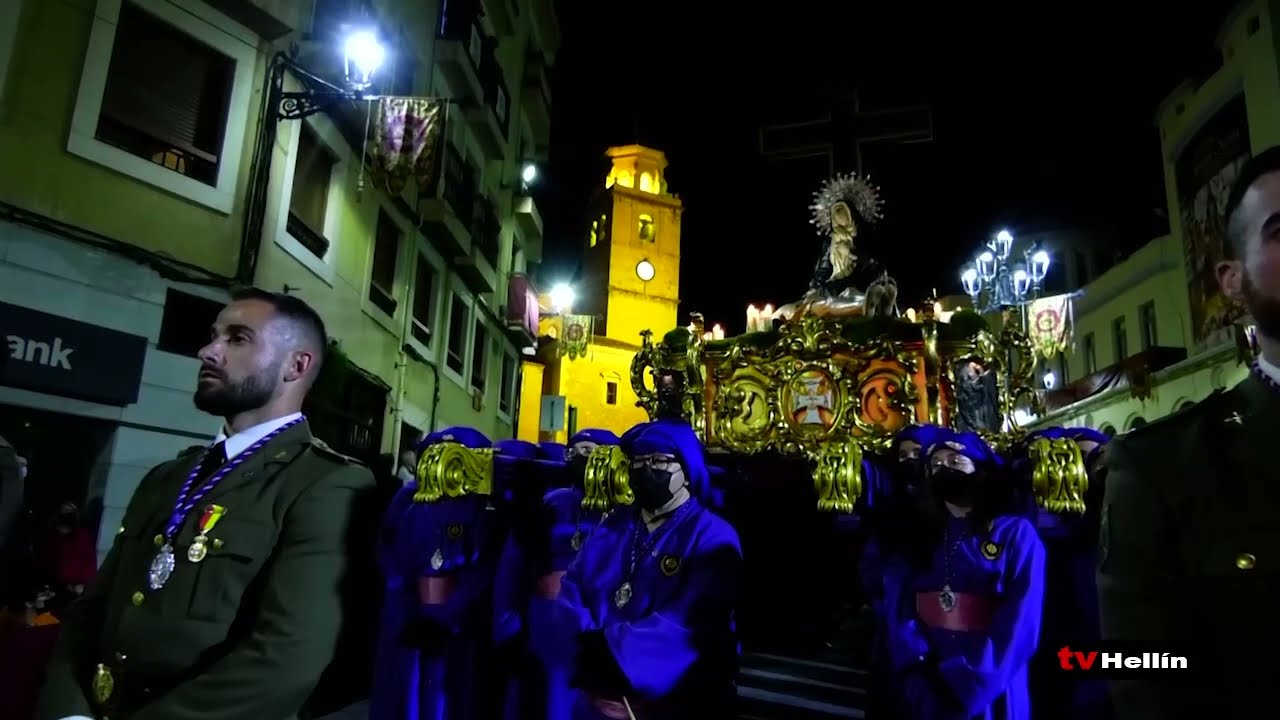 VIERNES SANTO EN HELLÍN -  Procesión del Santo Entierro - 3ª parte - 15 de abril de 2022