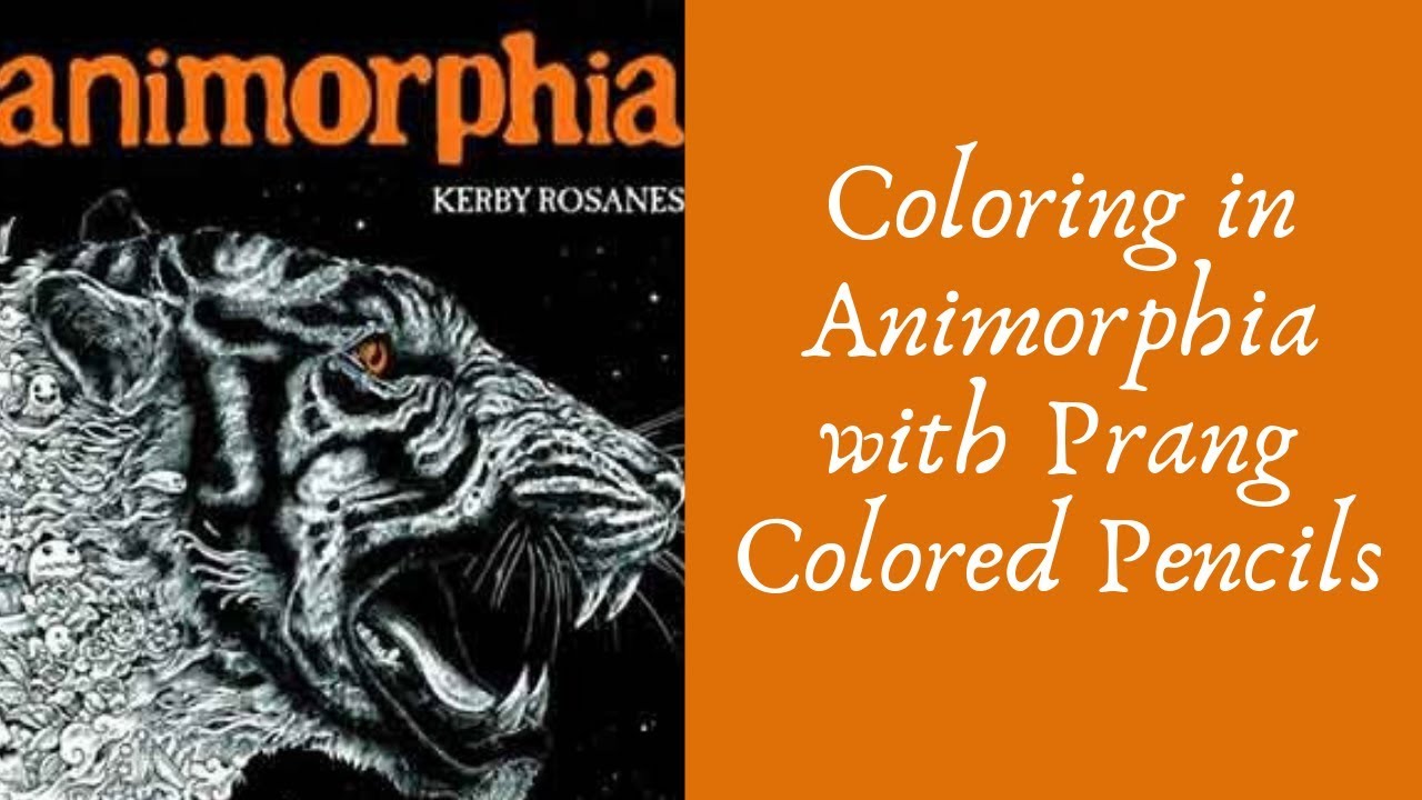 Coloring in Animorphia with Prang Colored Pencils Pt. 1