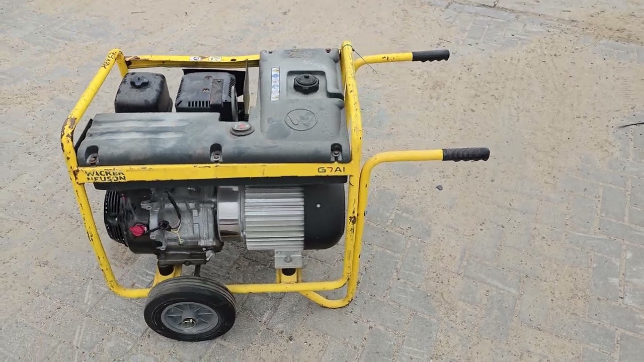 Agregat prądotw&oacute;rczy WACKER NEUSON G7AI 8,7 kW (2014 r. / 510 mth ) na aukcji Flotilo.pl