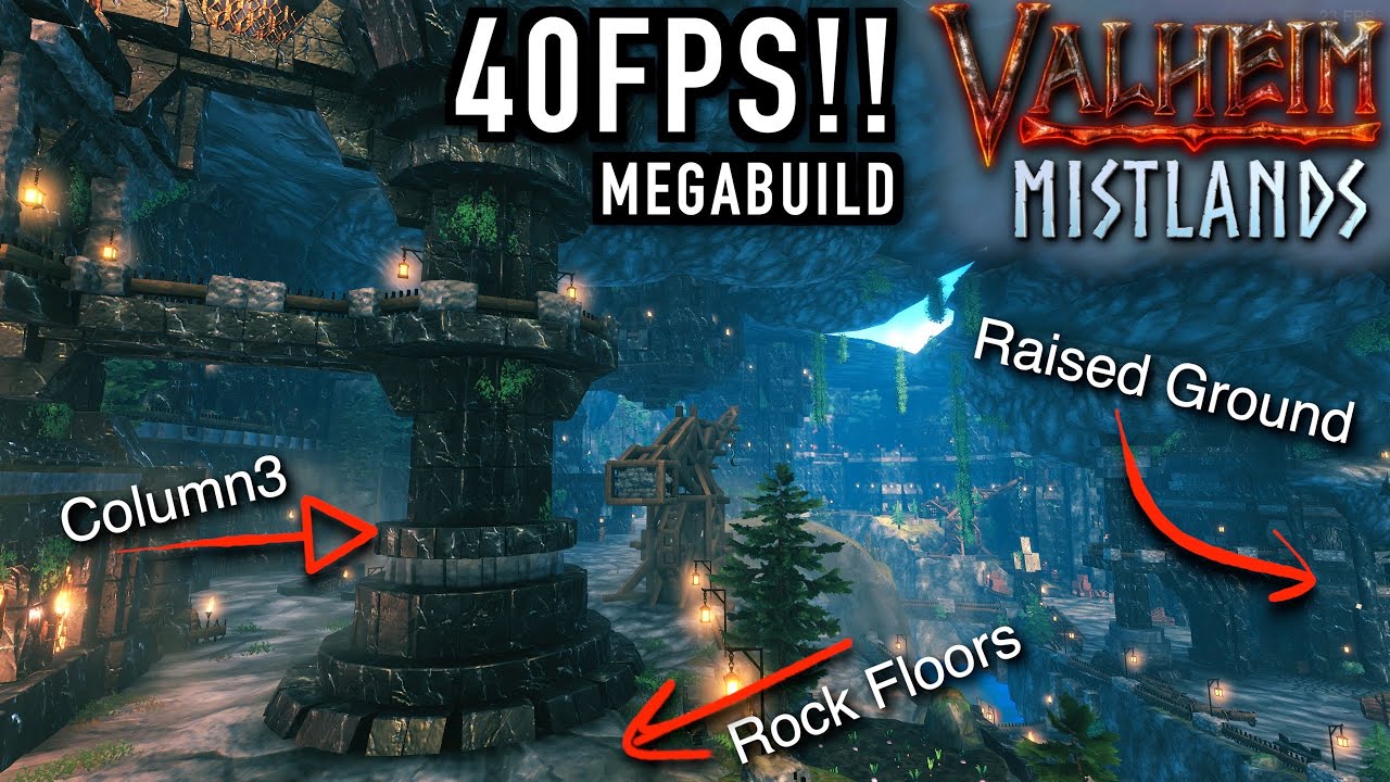 How to build BIG in Valheim with less 