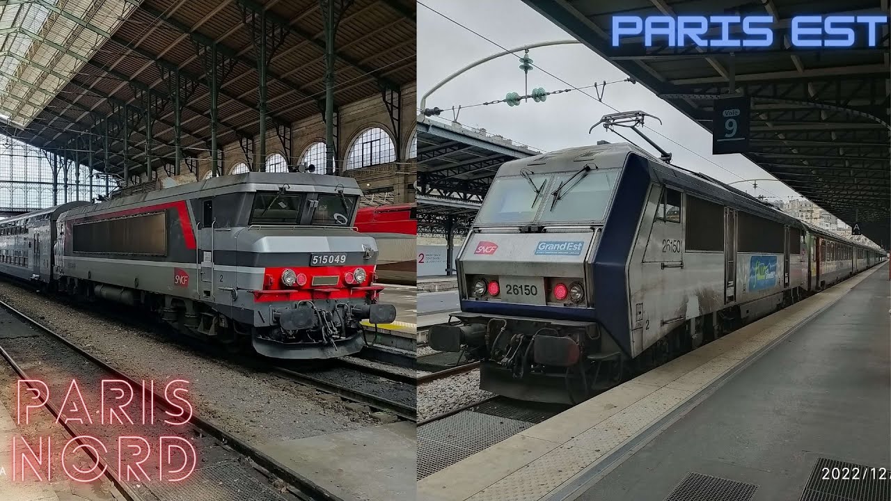 Compilation de trains à Paris Gare du Nord & Gare de l'Est ! #trainspotting