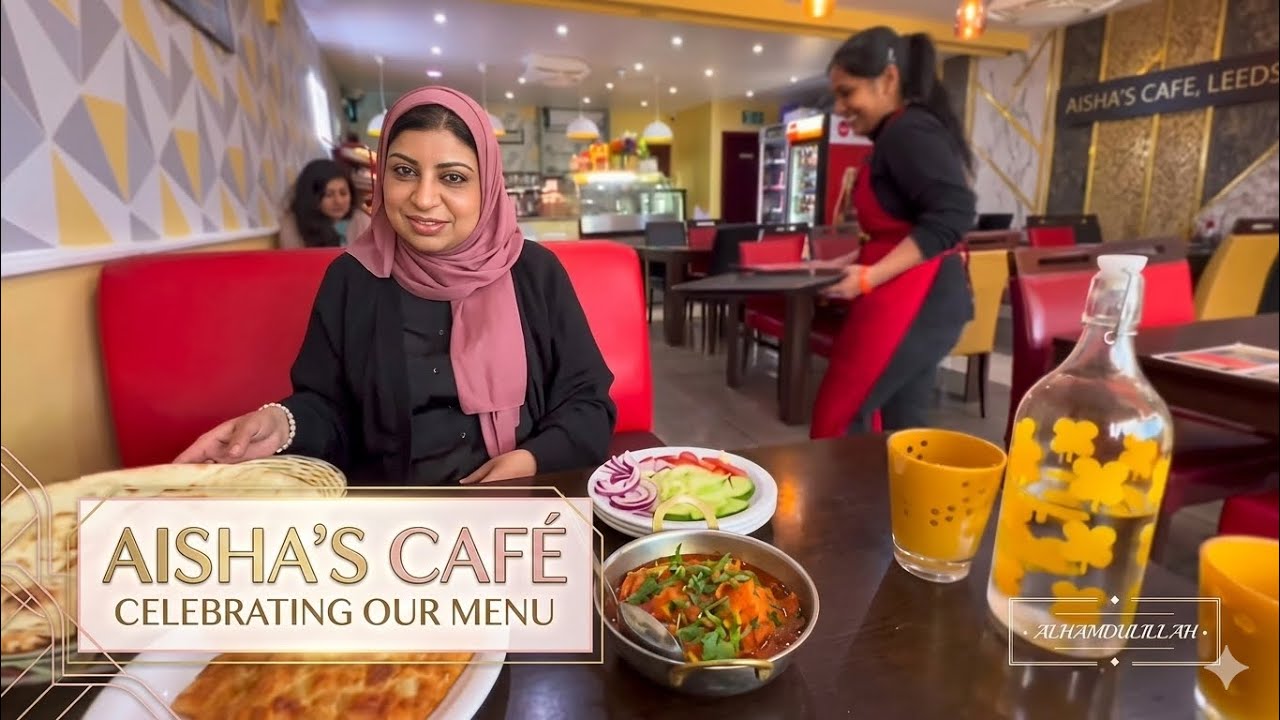 AISHA’S CAFE FOOD REVIEW / WHAT WE ORDERED / SHOPPING AT ABU BAKR SUPERMARKET LEEDS