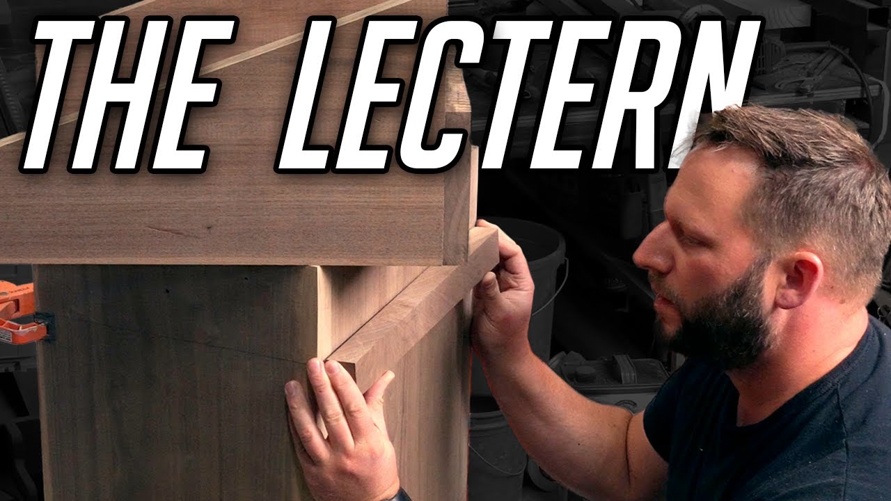 Building a Walnut Podium with a NEW tool!