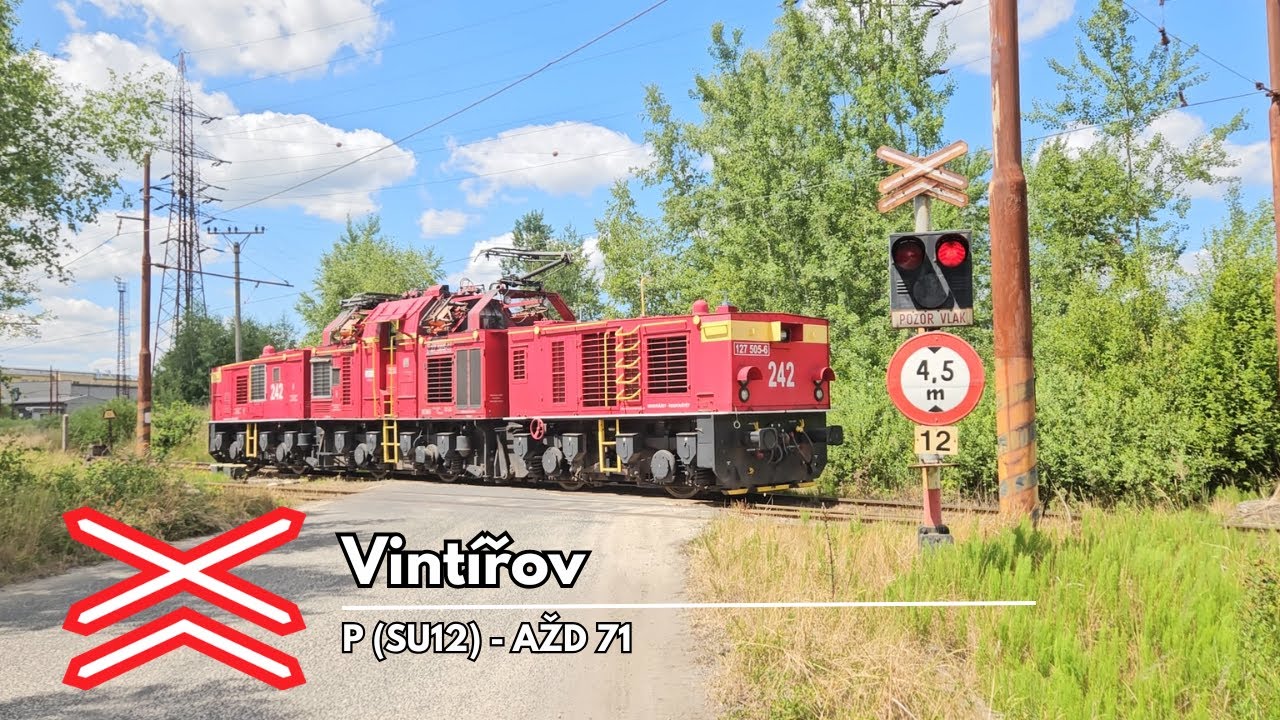 Železniční přejezd AŽD71 - Vintířov #2 | 04. 07. 2025 || Czech Level Crossing