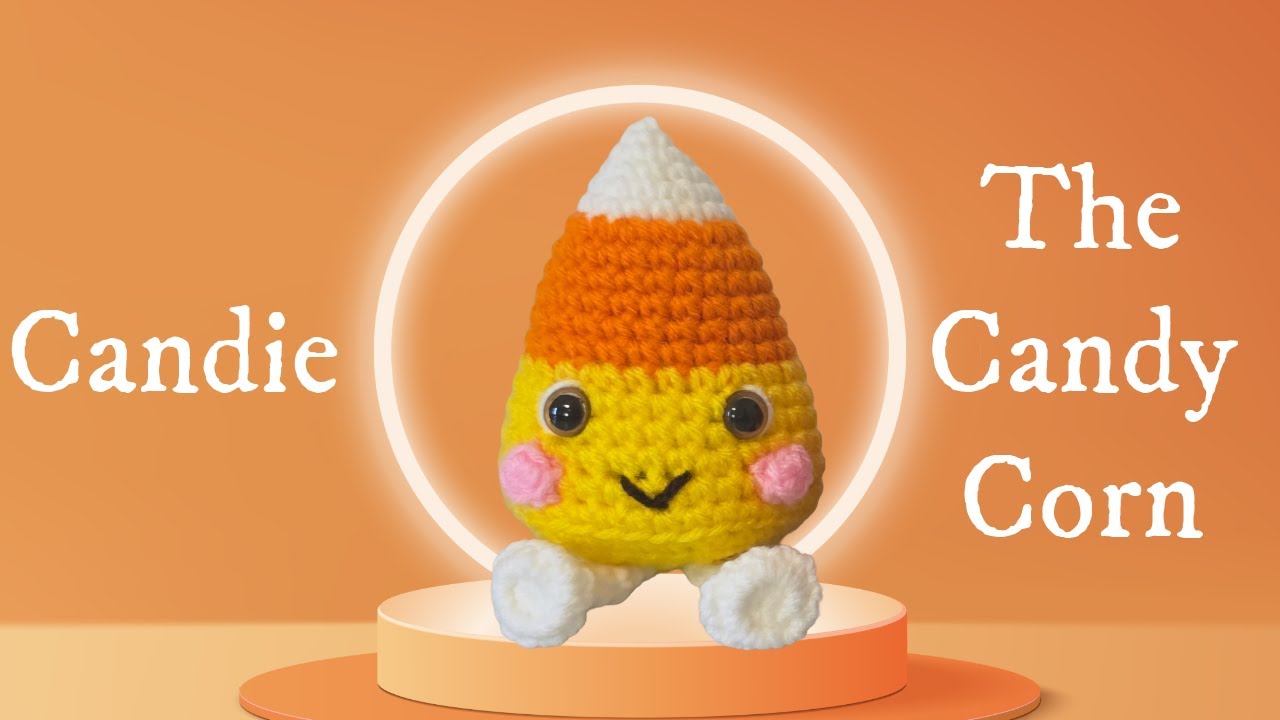 Crochet Candy Corn Pattern: Fall Amigurumi | Beginner Friendly Crochet Tutorial | Fall Decor