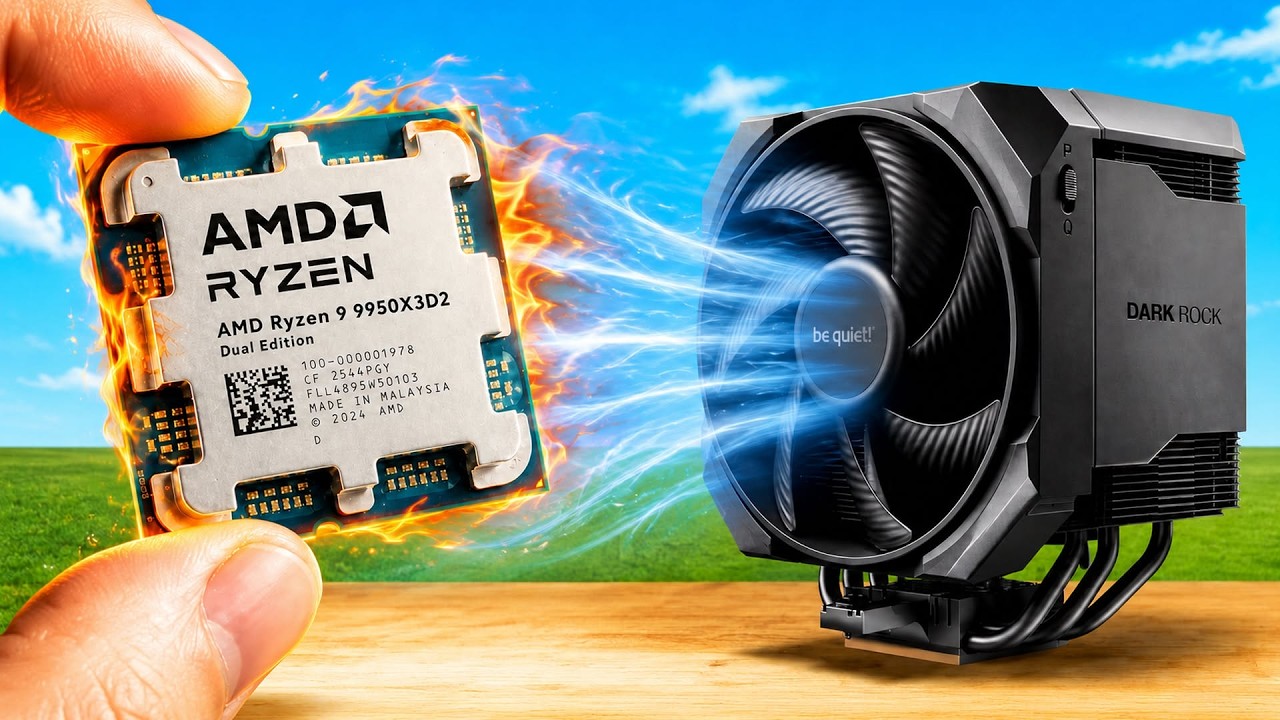 Czy to się uda? Ryzen 9950X3D2 chłodzony powietrzem?!