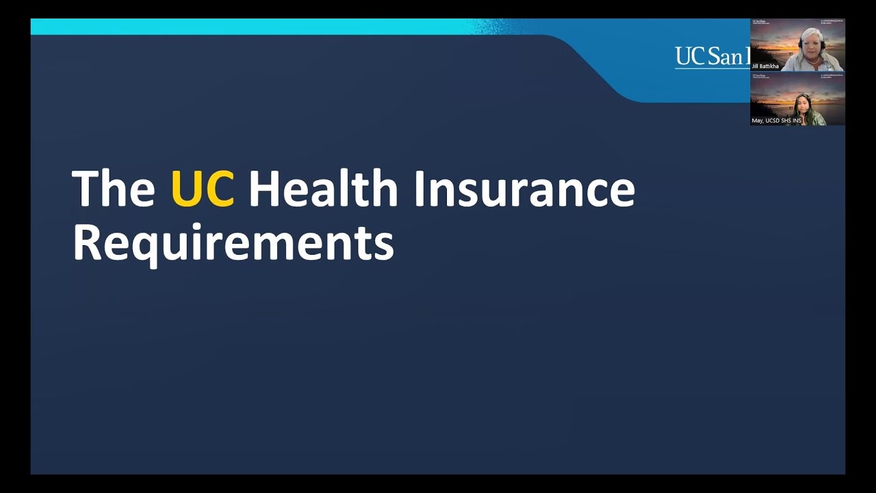 UC San Diego Health Insurance Requirements 2025-2026