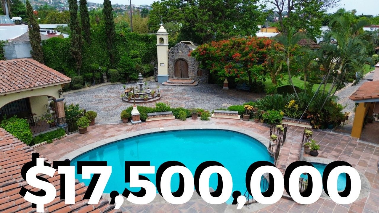 ‼️😱Tour por una espectacular casa en Cuernavaca con alberca y exuberante jardín‼️
