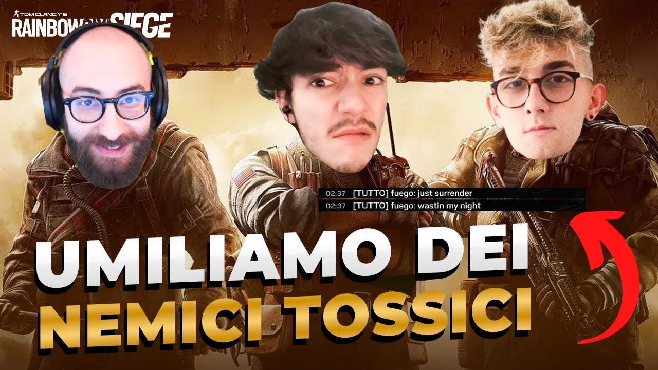 UMILIAMO DEI NEMICI TOSSICI! [Raimbow Six Siege] /w @TheRealMarzaa @Bommax