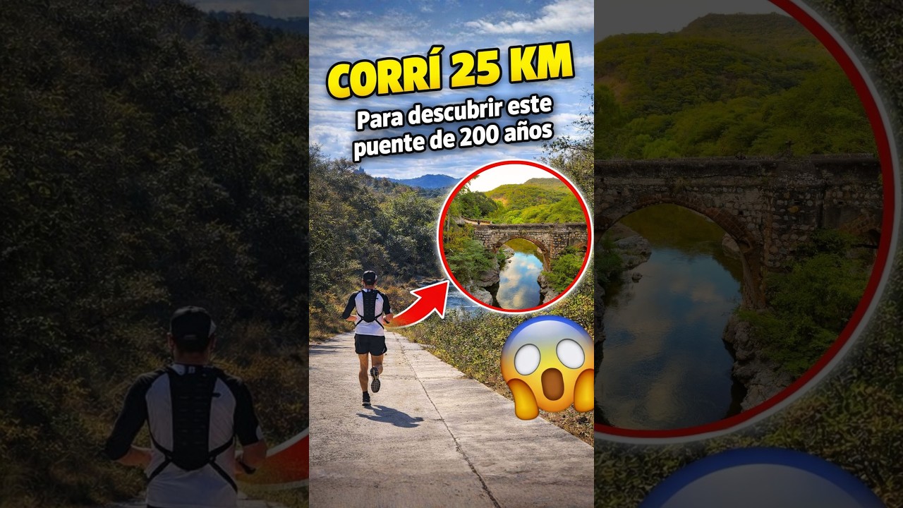 🏃‍♂️ Corrí 25KM para conocer el histórico Puente La Barranquilla en Sanarate, Guatemala 🇬🇹
