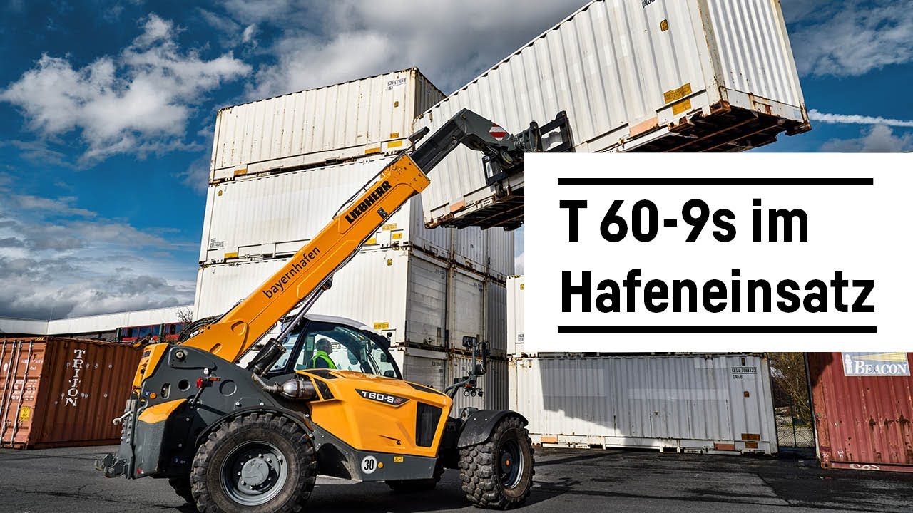 Optimale Manövrierfähigkeit und hohe Traglast | Liebherr Teleskoplader T 60-9s