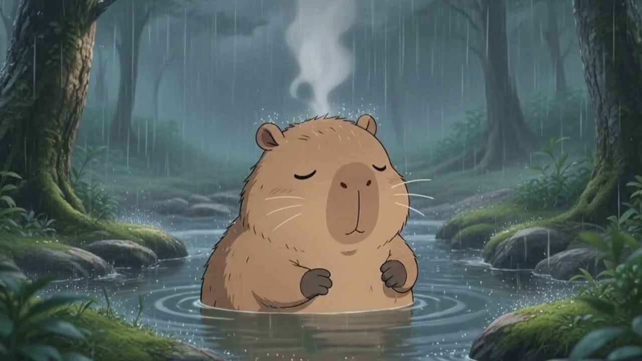 Rainy Forest 🌧️ Ambient Lo-Fi for Long Focus Sessions