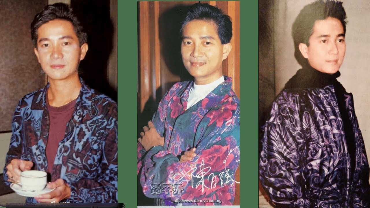 Danny陳百強前期與中後期外貌變化