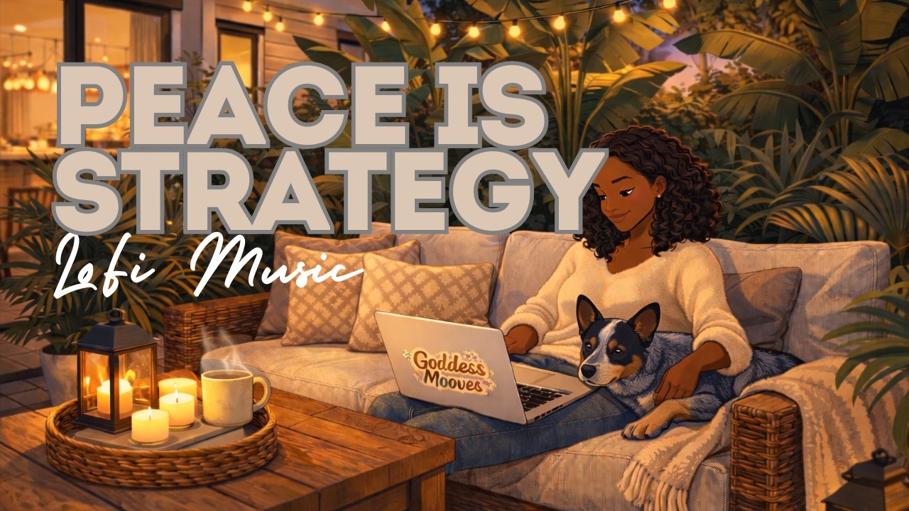 Soft Evening Reset | Tea, Laptop & Peaceful Patio Vibes
