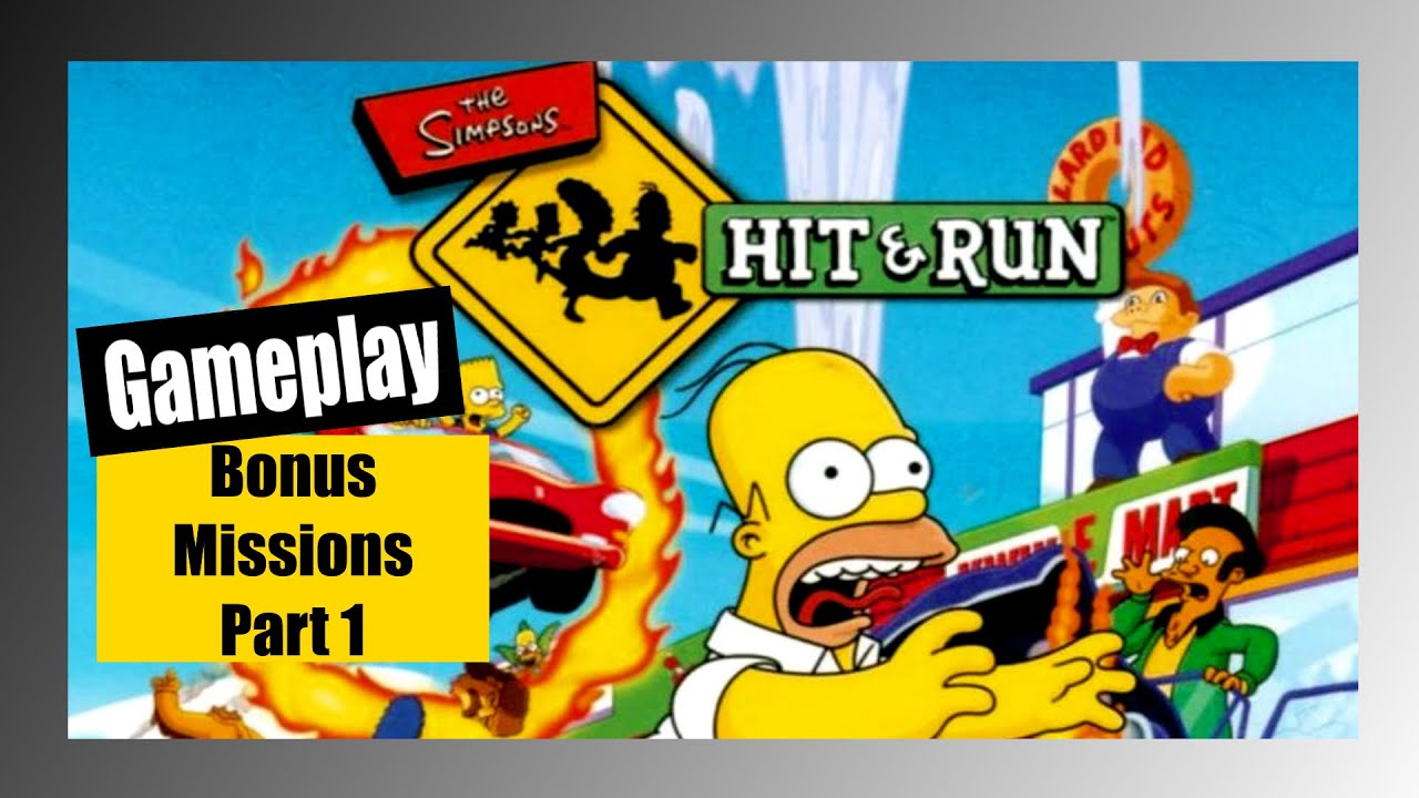 The Simpsons Hit and Run Bonus Missions Part 1
