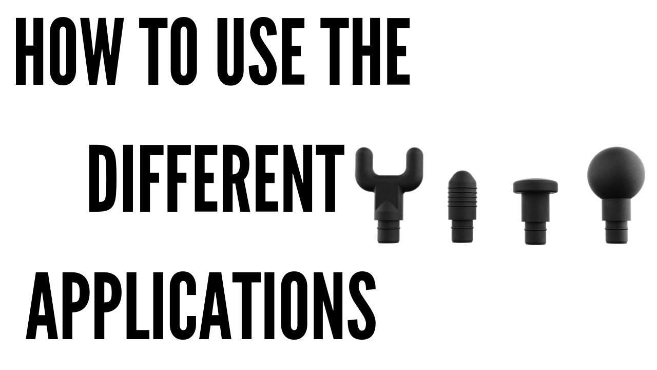 How to use the Hypervolt - The Heads or Applications how to use them and why.