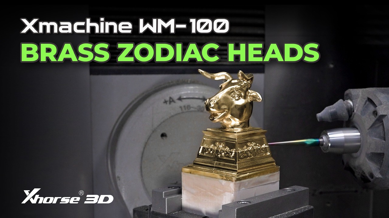 From Brass to Zodiac Head: WM-100 Machining Process