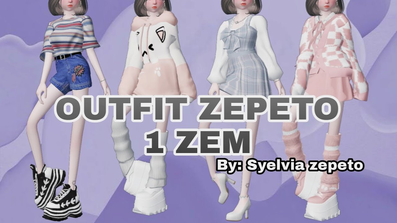Zepeto outfit ideas girl only 1 zem|cute+aesthetic |Zepeto Indonesia