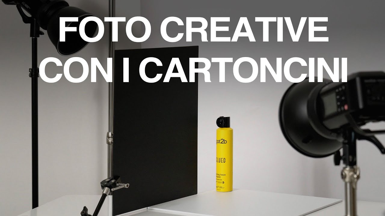 Fotografare prodotti con dei semplici cartoncini