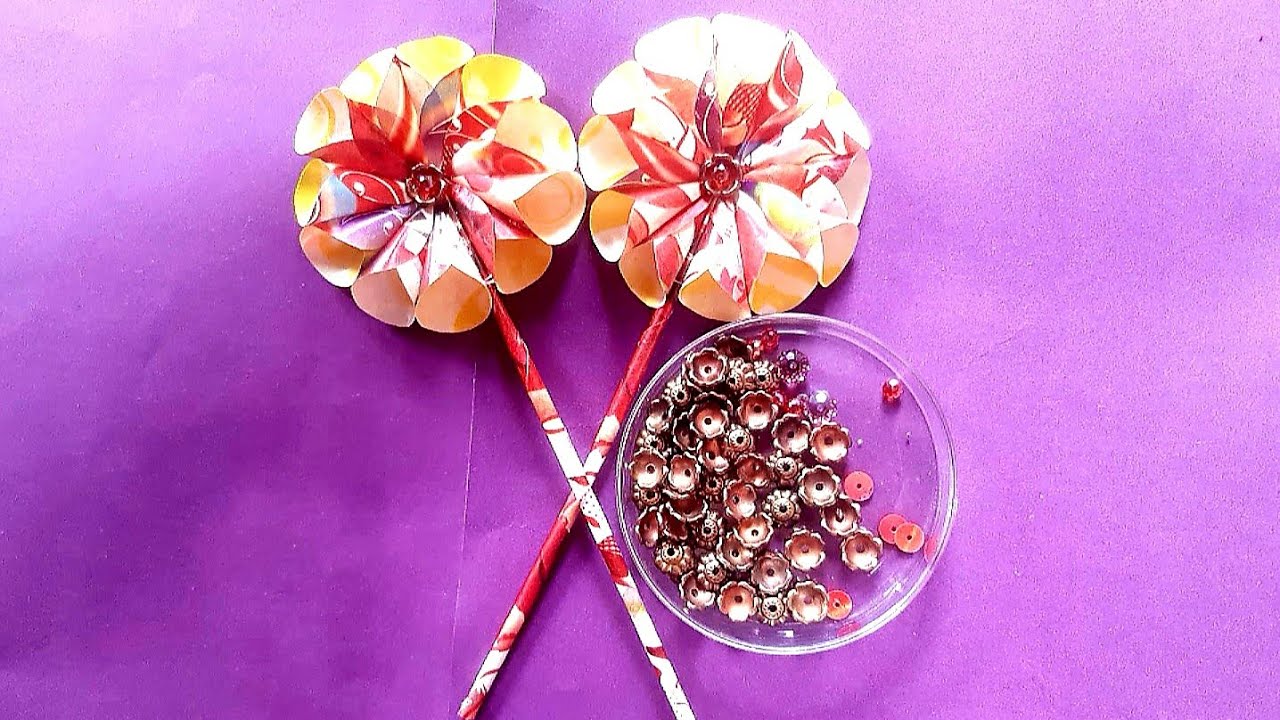 How to make easy and beautiful paper flower 