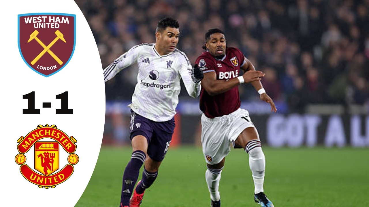 West Ham 1-1 Manchester United | Highlights | Premier League 2026