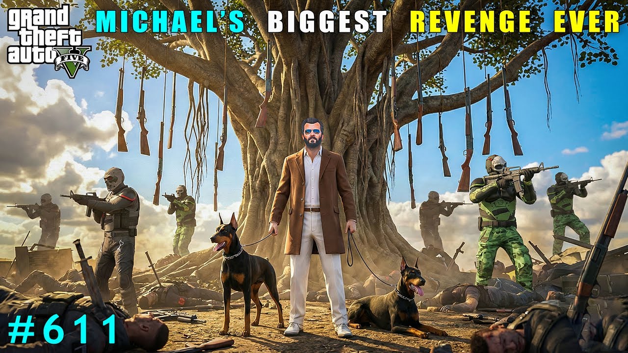 The Most Dangerous Revenge Of Michael | Gta V Gameplay #611