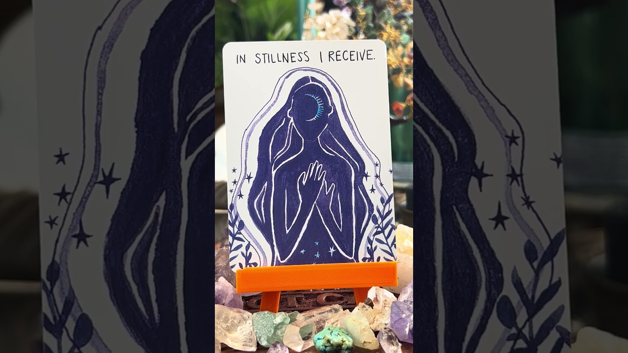 Capricorn in stillness - affirmation oracle card reading for today a message for you #capricorn