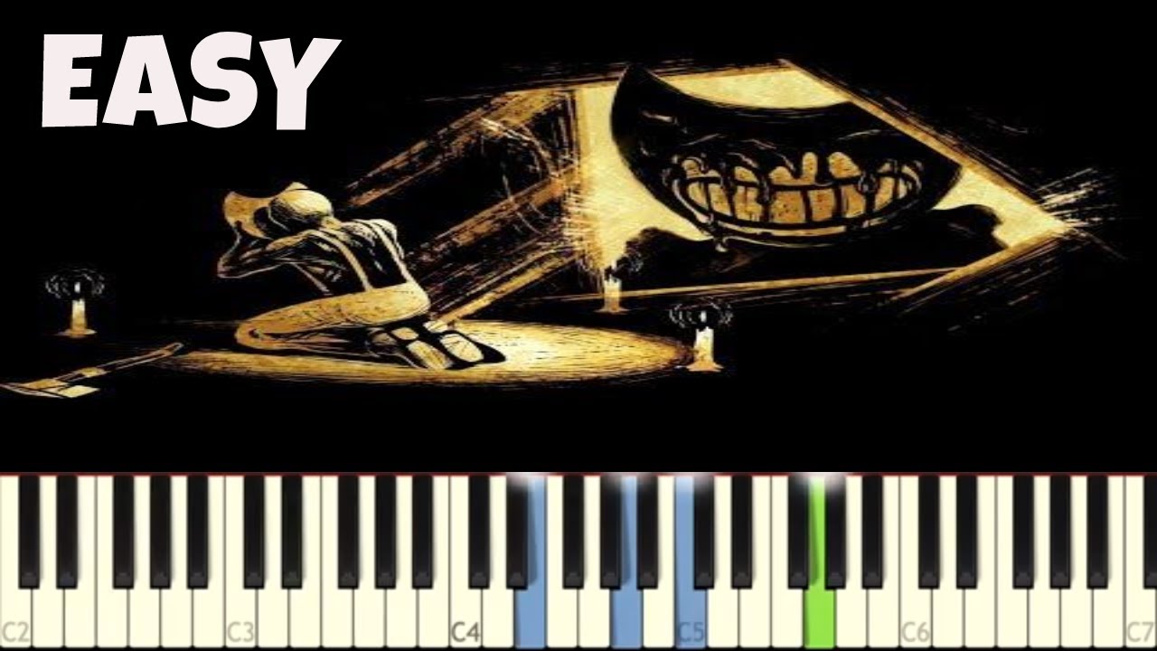 Bendy Chapter 5 Intro and End Credits Theme - EASY Piano Tutorial