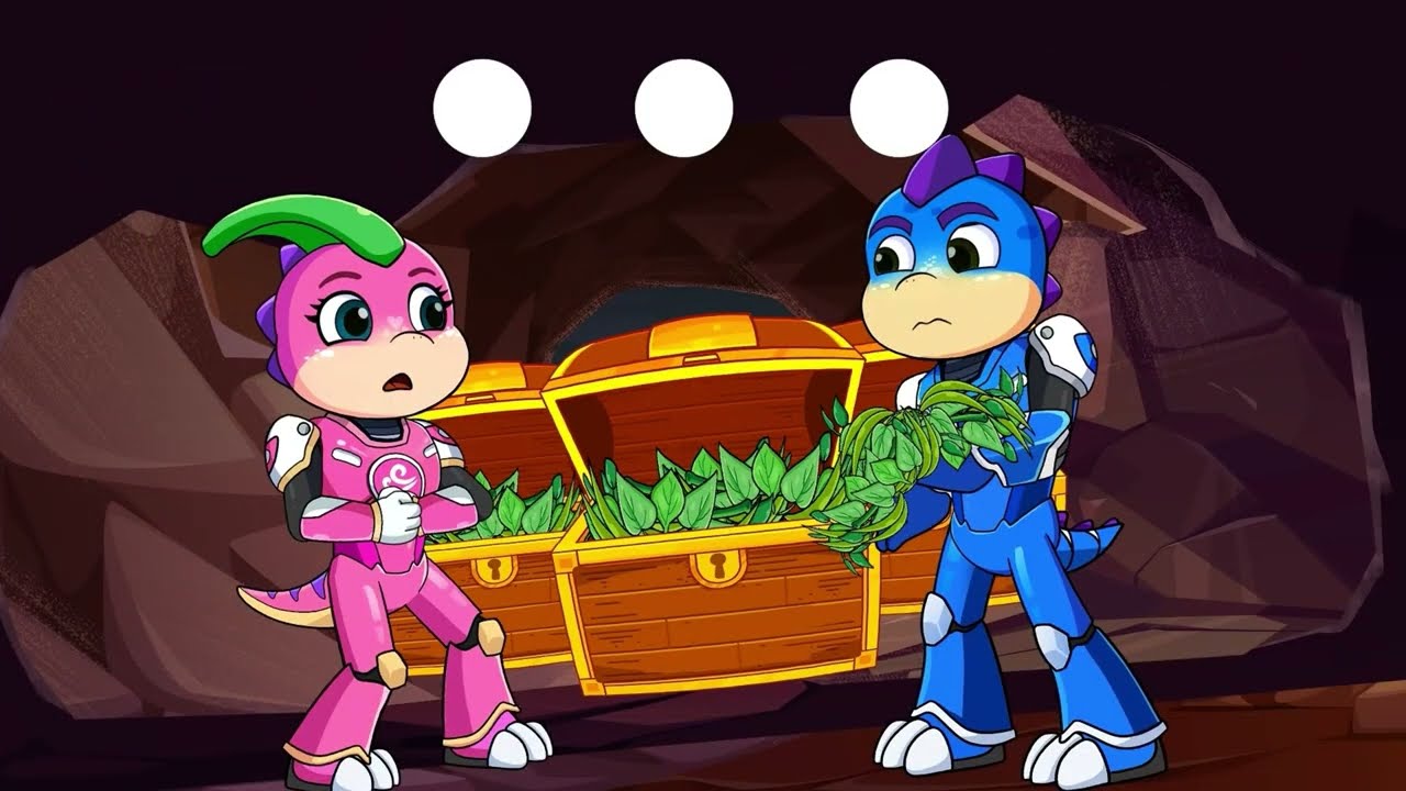 DRAGON Adopted By FLORA! Dinosaur BOLT & PYRO Please Save Him! | Dino Crew Animation | DinoCrew