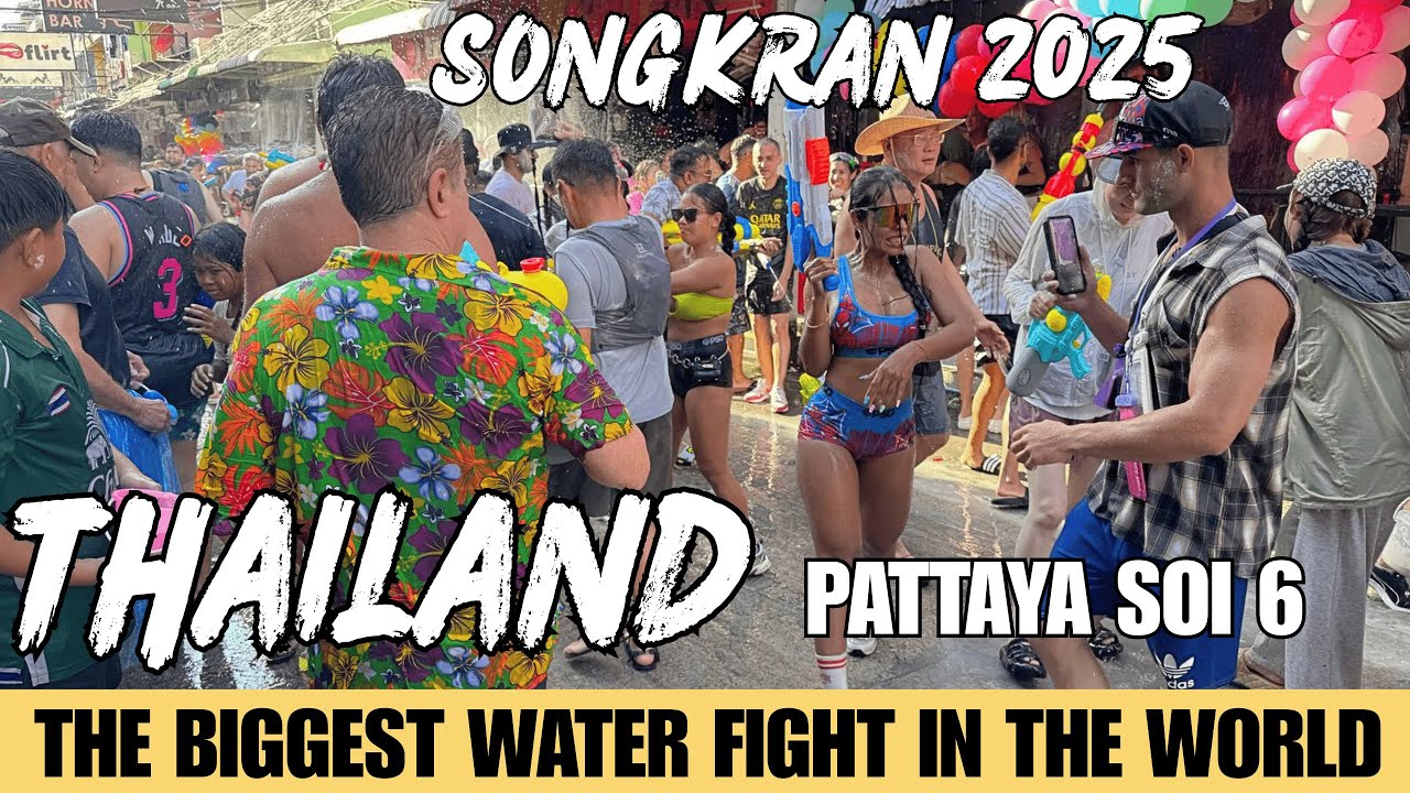 Songkran Festival Pattaya Thailand 2025
