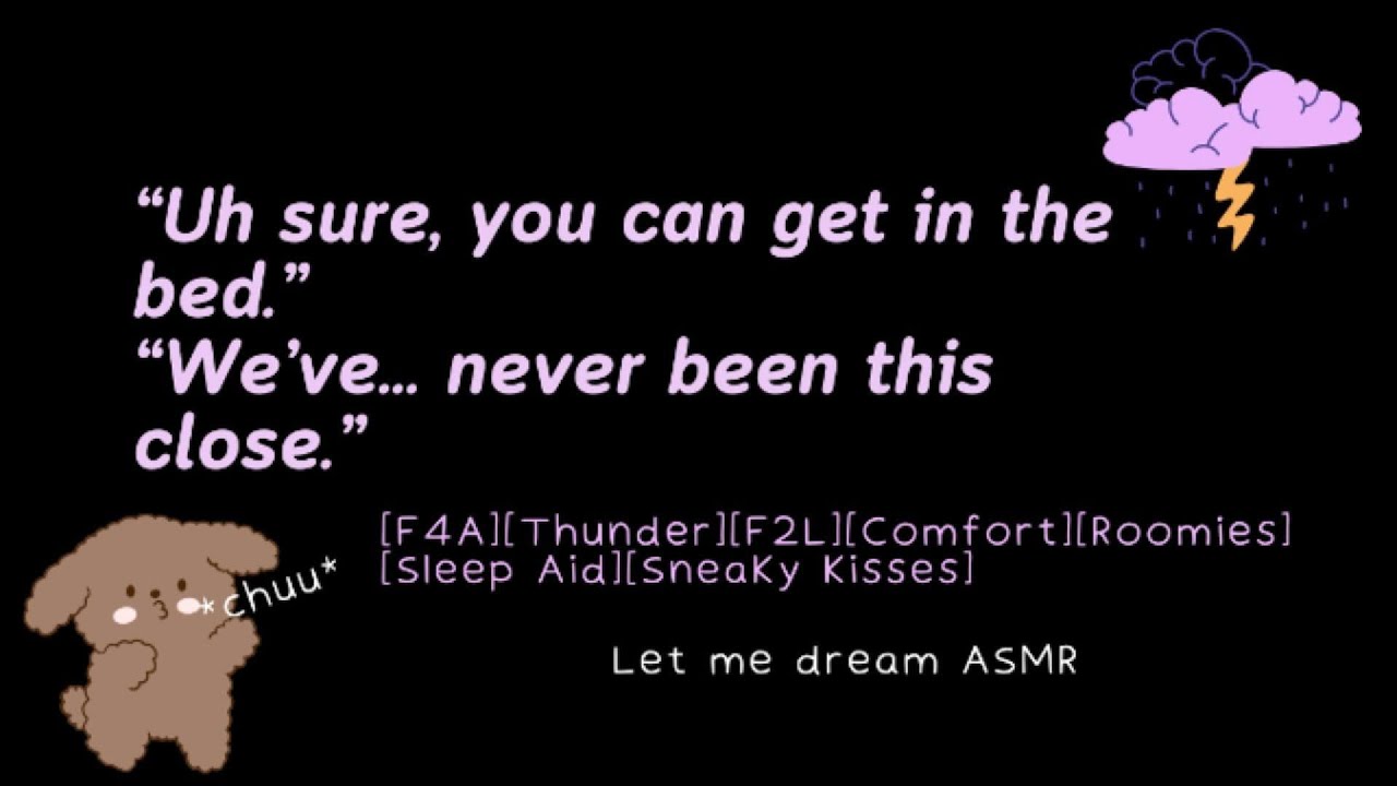 [F4A] Finding comfort in your roomie during a thunderstorm [F2L][Comfort]
