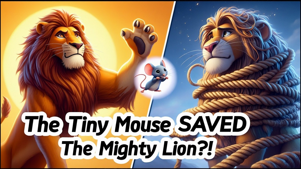 A Tiny Mouse Saves a Mighty Lion | English Stories