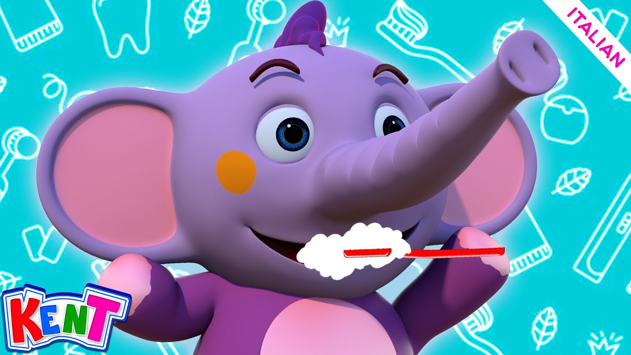 Routine mattutina con Kent l'elefante | Fun Learning Videos in Italian | Cartoni Animati