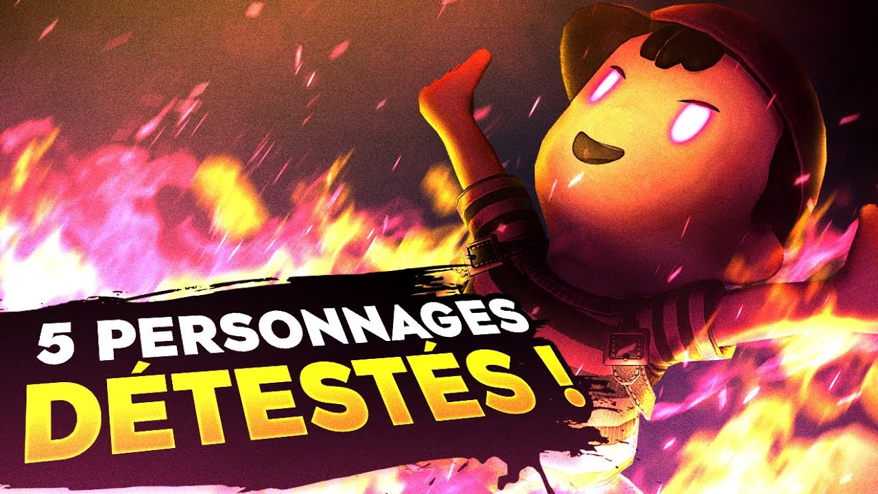 5 PERSOS les plus DÉTESTÉS de SMASH BROS