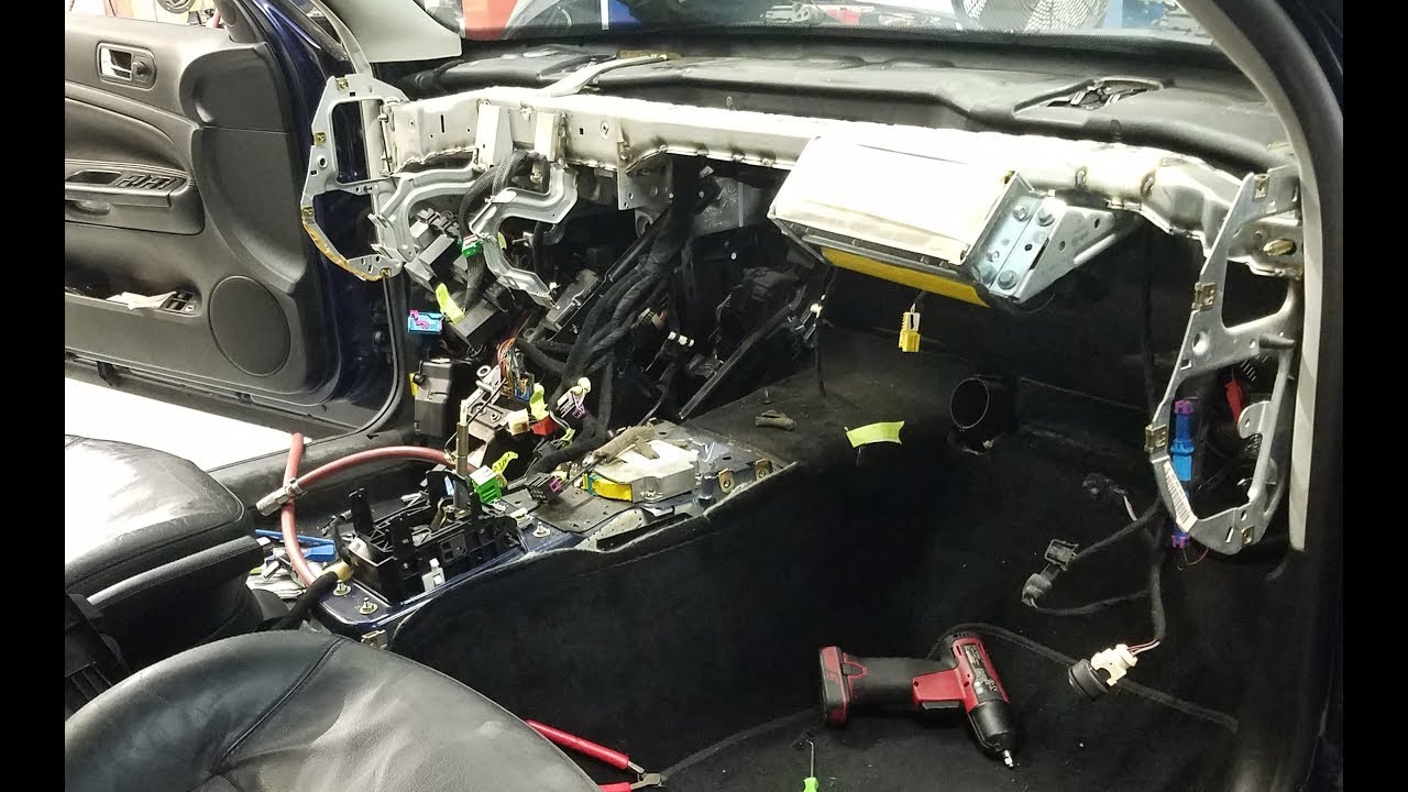 VW Passat Heater Core Replacement B5 Time Lapse